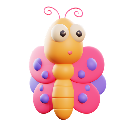 Butterfly  3D Icon
