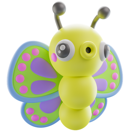 Butterfly  3D Icon