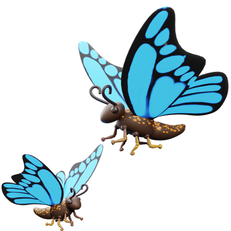 Butterfly  3D Icon
