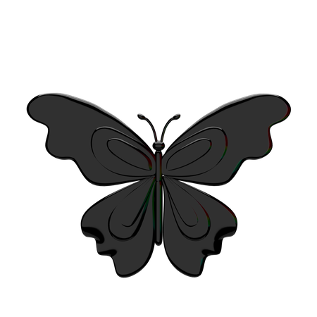 Butterfly  3D Icon