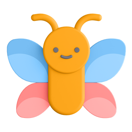 Butterfly 3D Illustration
