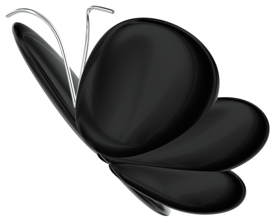 Butterfly Abstract Shape  3D Icon