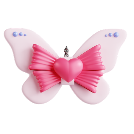 Butterfly Bow  3D Icon