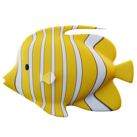 Butterfly Fish  3D Icon