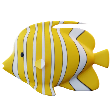 Butterfly Fish  3D Icon