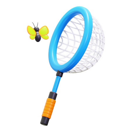Butterfly Net  3D Icon