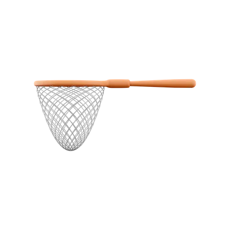3 D Render Butterfly Net 3 D Rendering Equipment For Catching Butterfly 3 D Render Catcher On Whitebackground 3D Icon