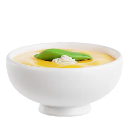 Butternusskürbissuppe  3D Icon