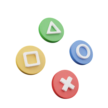 Button  3D Icon