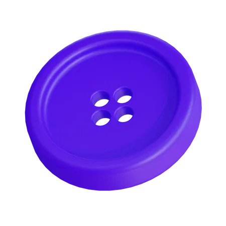 Button  3D Illustration