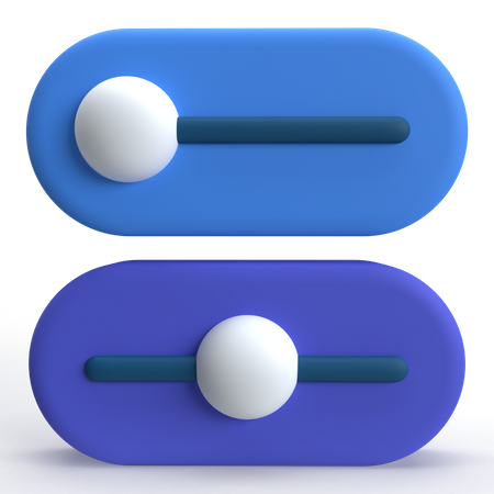 Button Control  3D Icon