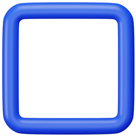 Button Stop  3D Icon