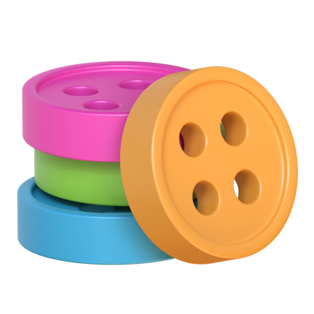 Buttons  3D Icon