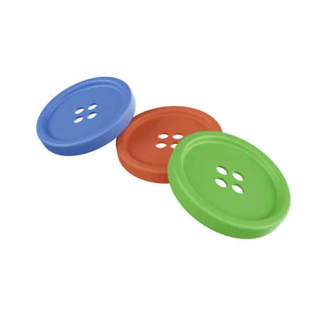 Buttons  3D Icon