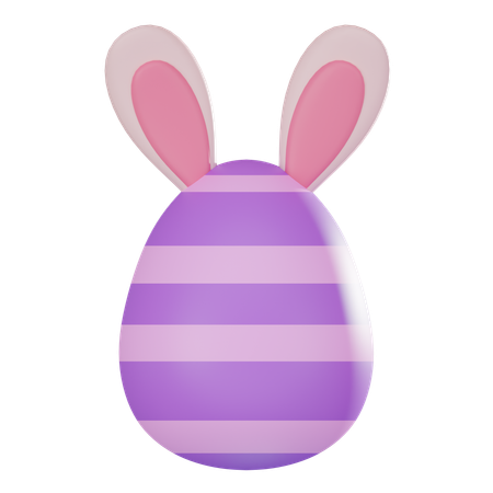 Buuny en huevo  3D Icon