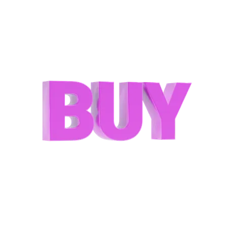Buy Shopping Text 3 D Icon 3D Icon