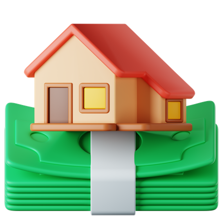 Buy A House  3D Icon