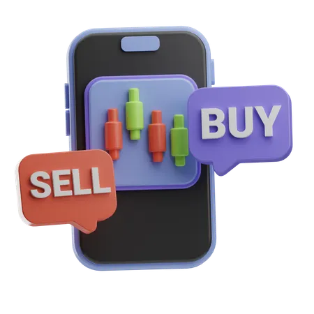 Buy and Sell  3D Icon
