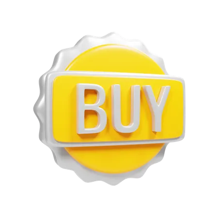 Buy Badge  3D Icon