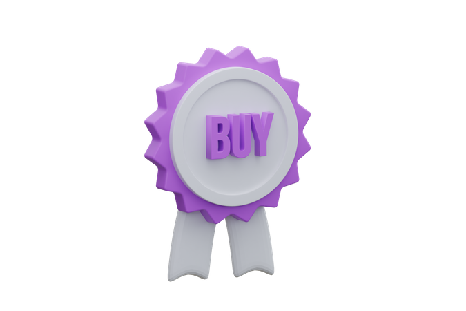 Buy Badge  3D Icon