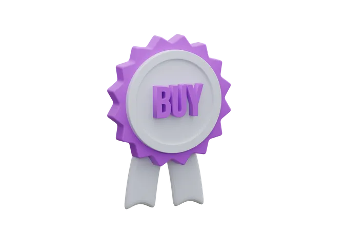 Buy Badge  3D Icon