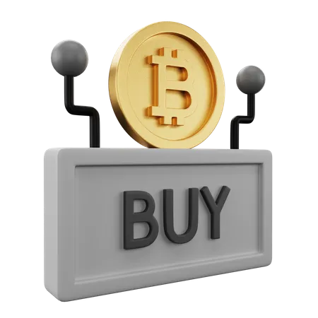 Buy Bitcoin 3D Illustration