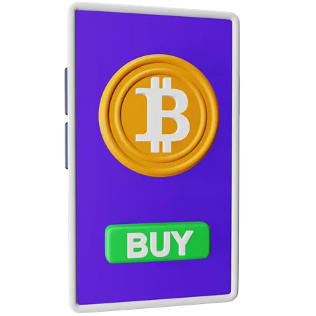 Buy Bitcoin 3D Icon
