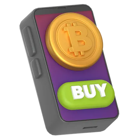 Buy Crypto 3D Icon