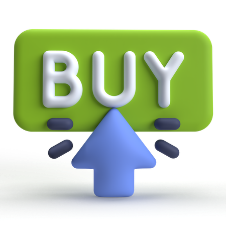 Buy Button  3D Icon