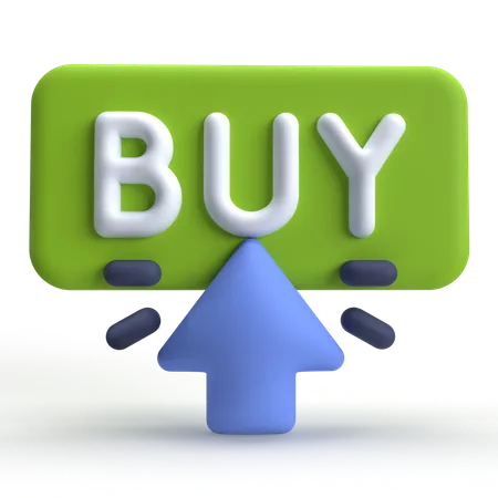 Buy Button  3D Icon