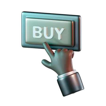 Buy Button  3D Icon