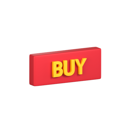 Buy Button  3D Icon