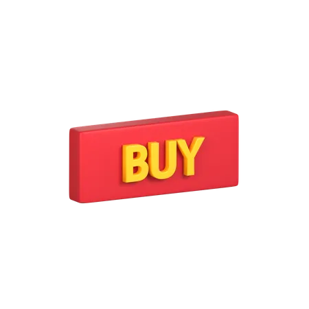 Buy Button  3D Icon