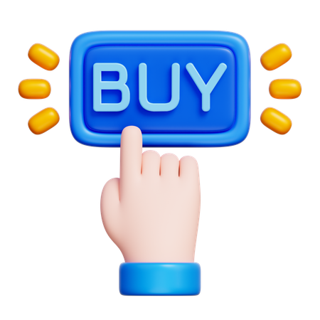 Buy Button  3D Icon