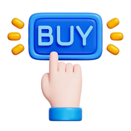 Buy Button  3D Icon