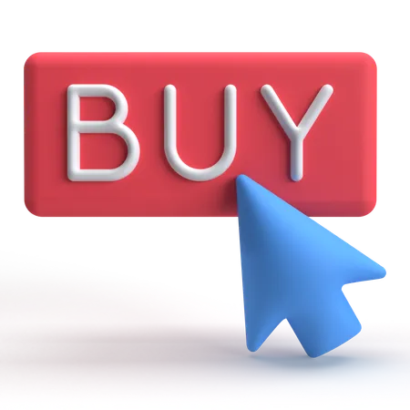 Buy Button  3D Icon