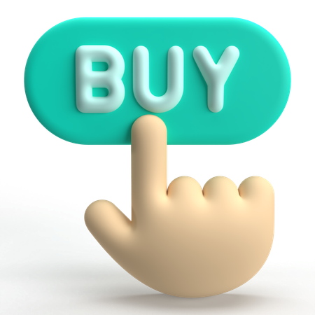 Buy Button  3D Icon