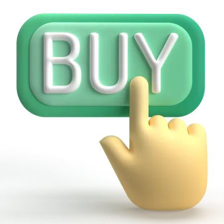 Buy Button  3D Icon