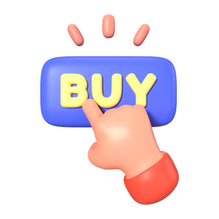 Buy Button  3D Icon