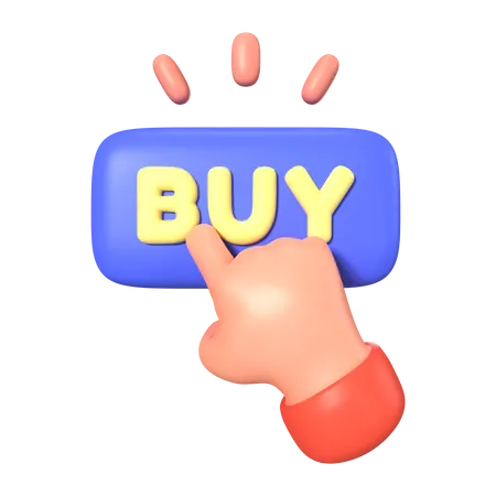 Buy Button  3D Icon