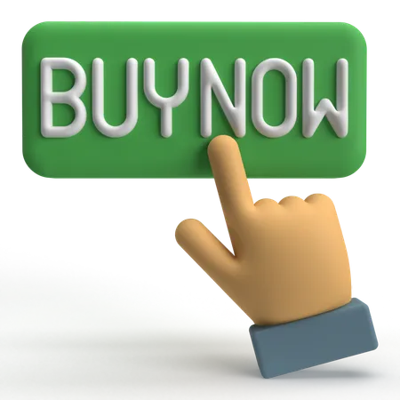 Buy Button  3D Icon