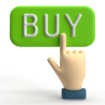 Buy Button  3D Icon