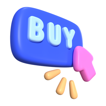 Buy Button  3D Icon