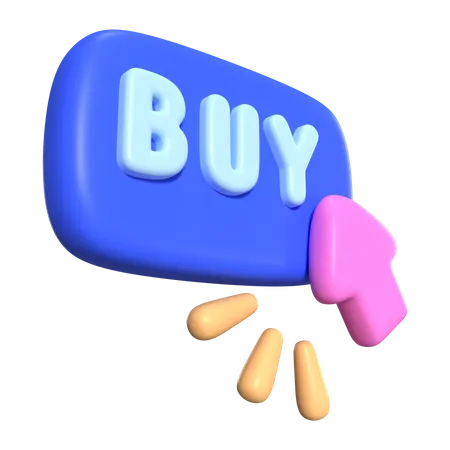 Buy Button  3D Icon