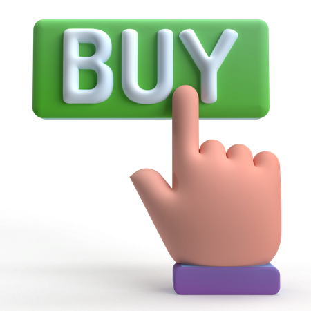 Buy Button  3D Icon