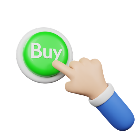 Buy Button  3D Icon