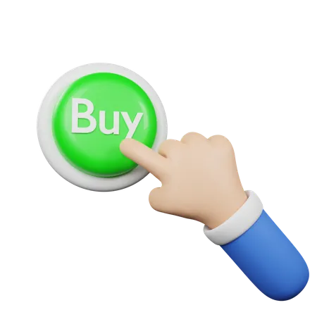 Buy Button  3D Icon