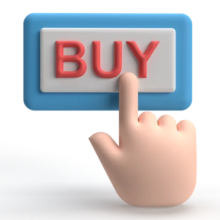 Buy Button  3D Icon