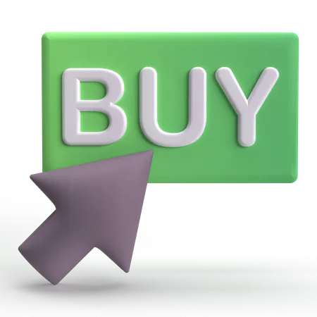 Buy Button  3D Icon