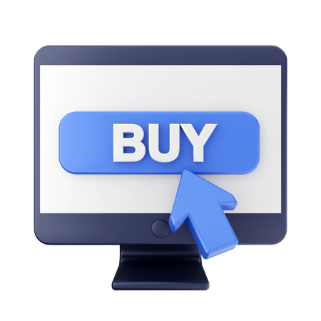 Buy Button  3D Icon